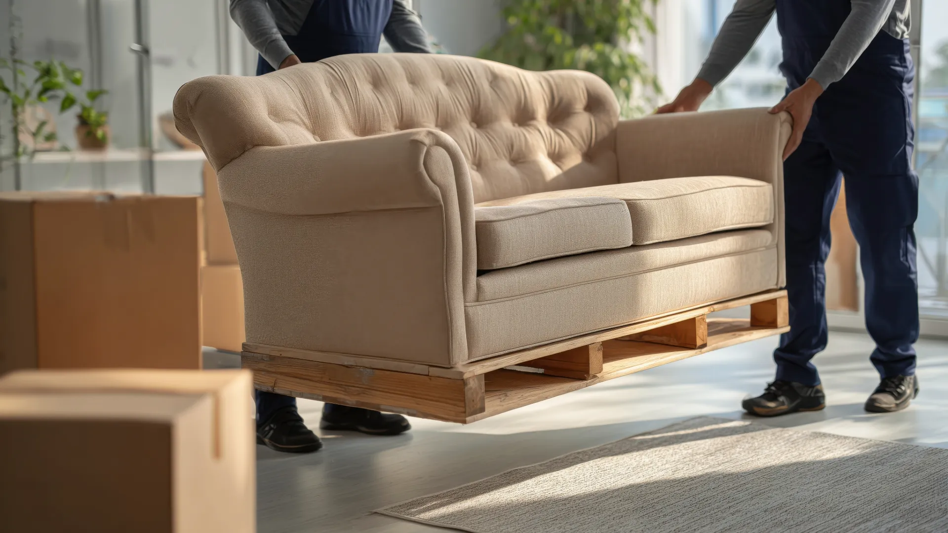 Furniture courier service